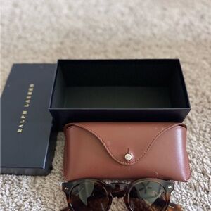Ralph Lauren Brown Sunglasses with Classic Design